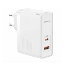 Зарядное устройство Baseus GaN5 Pro Fast Charger USB Type-C 5A, 100W, белый