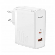 Зарядное устройство Baseus GaN5 Pro Fast Charger USB Type-C 5A, 100W, белый