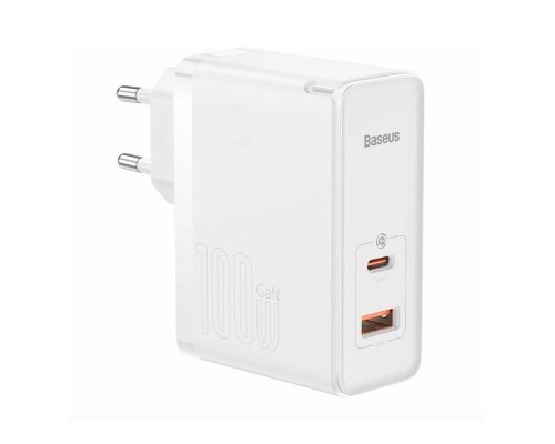 Зарядное устройство Baseus GaN5 Pro Fast Charger USB Type-C 5A, 100W, белый