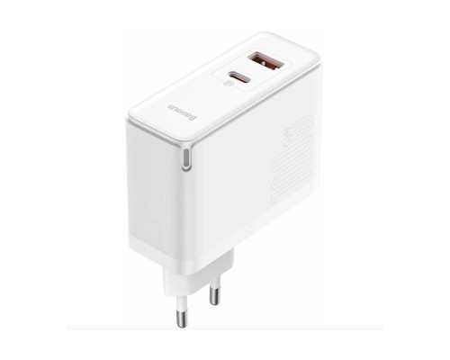 Зарядное устройство Baseus GaN5 Pro Fast Charger USB Type-C 5A, 100W, белый
