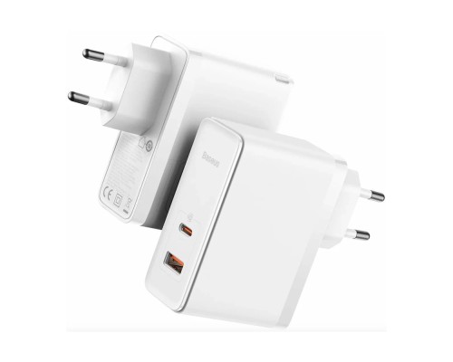 Зарядное устройство Baseus GaN5 Pro Fast Charger USB Type-C 5A, 100W, белый