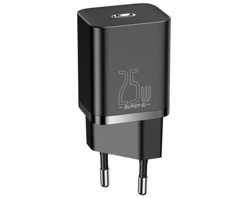 Зарядное устройство Baseus Super Si Quick Charger 1C 25W EU Black (CCSP020101)