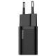 Зарядное устройство Baseus Super Si Quick Charger 1C 25W EU Black (CCSP020101)