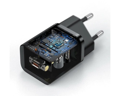 Зарядное устройство Baseus Super Si Quick Charger 1C 25W EU Black (CCSP020101)