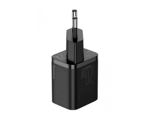 Зарядное устройство Baseus Super Si Quick Charger Type-C 20W EU, черное (CCSUP-B01)