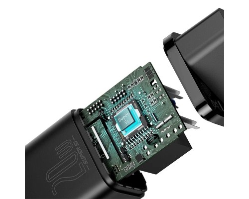Зарядное устройство Baseus Super Si Quick Charger Type-C 20W EU, черное (CCSUP-B01)