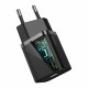 Зарядное устройство Baseus Super Si Quick Charger Type-C 20W EU, черное (CCSUP-B01)