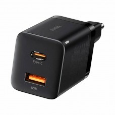 Зарядное устройство Baseus Super Si Quick Charger Type-C 30W EU, черное (CCSUPP-E01)