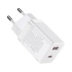 Зарядное устройство Baseus Super Si Quick Charger Type-C 30W EU, белое (CCSUPP-E02)