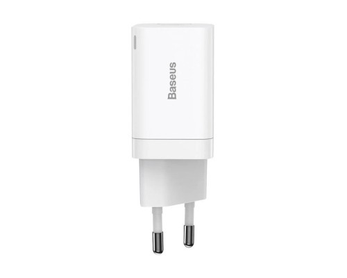 Зарядное устройство Baseus Super Si Quick Charger Type-C 30W EU, белое (CCSUPP-E02)