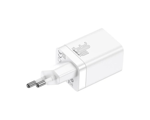Зарядное устройство Baseus Super Si Quick Charger Type-C 30W EU, белое (CCSUPP-E02)