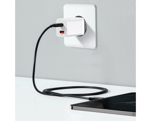 Зарядное устройство Baseus Super Si Quick Charger Type-C 30W EU, белое (CCSUPP-E02)