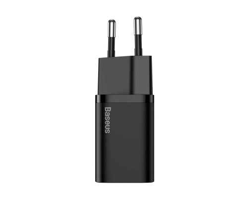 Зарядное устройство Baseus Super Si Quick Charger Type-C 30W EU, черное (CCSUP-J01)