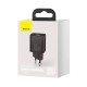 Зарядное устройство Baseus Super Si Quick Charger Type-C 30W EU, черное (CCSUP-J01)