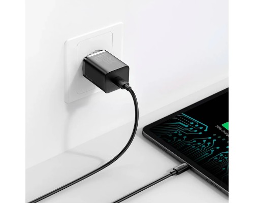 Зарядное устройство Baseus Super Si Quick Charger Type-C 30W EU, черное (CCSUP-J01)