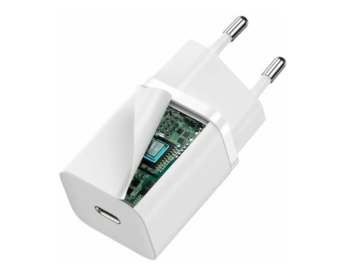 Зарядное устройство Baseus Super Si Quick Charger 1хC 25W EU (TZCCSUP-L02) белый