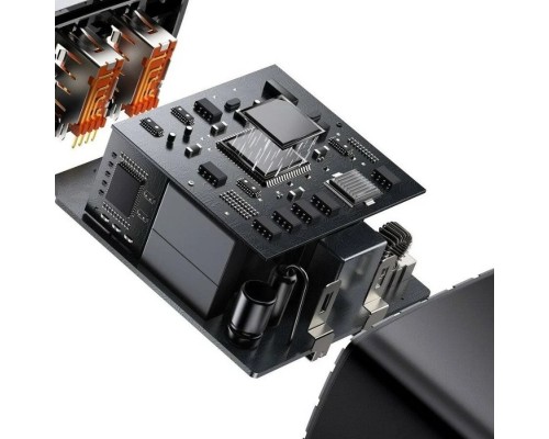 Зарядное устройство Baseus Compact Quick Charger 30W (CCXJ-E01) 2xUSB+Type-C 5-12V 3A black