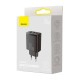 Зарядное устройство Baseus Compact Quick Charger 30W (CCXJ-E01) 2xUSB+Type-C 5-12V 3A black