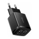 Сетевое зарядное устройство Baseus Compact Charger 2*USB 10.5W (CCXJ010201) Черный