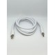 Кабель Baseus Foamed Silicone USB Type-C - USB Type-C Fast Charging Data Cable 100W (E0426701) 1м, белый