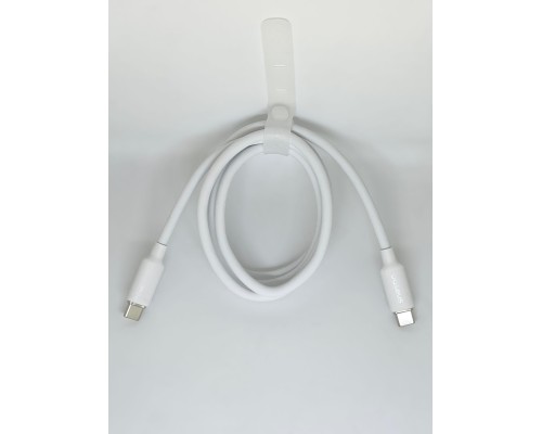 Кабель Baseus Foamed Silicone USB Type-C - USB Type-C Fast Charging Data Cable 100W (E0426701) 1м, белый