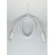 Кабель Baseus Foamed Silicone USB Type-C - USB Type-C Fast Charging Data Cable 100W (E0426701) 1м, белый