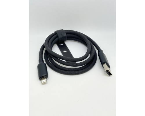 Кабель Baseus Foamed Silicone USB - Lightning Fast Charging Data Cable 2.4A (E0426900) 1м, черный