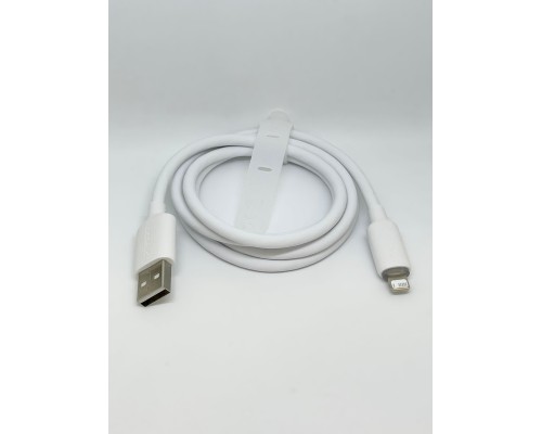 Кабель Baseus Foamed Silicone USB - Lightning Fast Charging Data Cable 2.4A (E0426901) 1м, белый