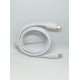 Кабель Baseus Foamed Silicone Type-C - Lightning Fast Charging Data Cable 2.4A (E0426A01) 1м, белый
