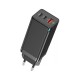 Зарядное устройство Baseus GaN5 Pro Fast Charger 2C+U 65W + кабель Type-C to Type-C PD100W 1m (CCGP120201), черный