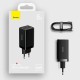 Зарядное устройство Baseus GaN5 Pro Fast Charger 2C+U 65W + кабель Type-C to Type-C PD100W 1m (CCGP120201), черный