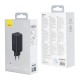 Зарядное устройство Baseus GaN5 Pro Fast Charger 2C+U 65W + кабель Type-C to Type-C PD100W 1m (CCGP120201), черный