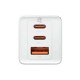 Зарядное устройство Baseus GaN5 Pro Fast Charger 2C+U 65W + кабель Type-C to Type-C PD100W 1m (CCGP120202), белый