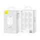 Зарядное устройство Baseus GaN5 Pro Fast Charger 2C+U 65W + кабель Type-C to Type-C PD100W 1m (CCGP120202), белый