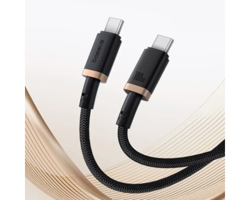 Кабель Baseus Dura Series Fast Charging Cable Type-C - Type-C (P10377803U01-00) 1м черный/золотой