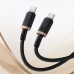 Кабель Baseus Dura Series Fast Charging Cable Type-C - Type-C (P10377803U01-00) 1м черный/золотой