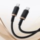 Кабель Baseus Dura Series Fast Charging Cable Type-C - Type-C (P10377803U01-00) 1м черный/золотой