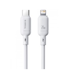 Кабель Baseus Silky Series Fast Charging Cable Type-C - Lighting 20w 2m белый (P10377700213-01)