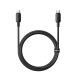Кабель Baseus Silky Series Fast Charging Cable Type-C - Type-C 100w 2m черный (P10377704113-01)
