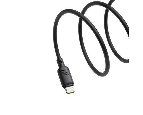 Кабель Baseus Silky Series Fast Charging Cable Type-C - Type-C 100w 2m черный (P10377704113-01)
