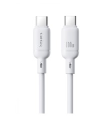 Кабель Baseus Silky Series Fast Charging Cable Type-C - Type-C 100w 2m белый (P10377704213-01)