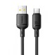 Кабель Baseus Silky Series Fast Charging Cable USB - Type-C 100w 1m черный (P10377703113-00)