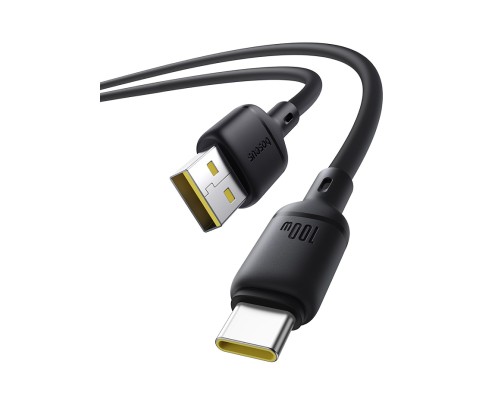 Кабель Baseus Silky Series Fast Charging Cable USB - Type-C 100w 1m черный (P10377703113-00)