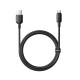 Кабель Baseus Silky Series Fast Charging Cable USB - Type-C 100w 1m черный (P10377703113-00)