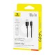 Кабель Baseus Silky Series Fast Charging Cable USB - Type-C 100w 1m черный (P10377703113-00)