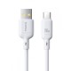 Кабель Baseus Silky Series Fast Charging Cable USB - Type-C 100w 1m белый (P10377703213-00)