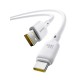 Кабель Baseus Silky Series Fast Charging Cable USB - Type-C 100w 1m белый (P10377703213-00)