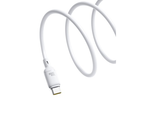 Кабель Baseus Silky Series Fast Charging Cable USB - Type-C 100w 1m белый (P10377703213-00)
