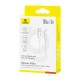 Кабель Baseus Silky Series Fast Charging Cable USB - Type-C 100w 1m белый (P10377703213-00)