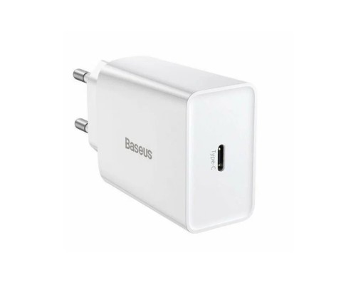 Зарядное устройство Baseus Speed Mini Quick Charger Type-C 20W, White (CCFS-SN02)